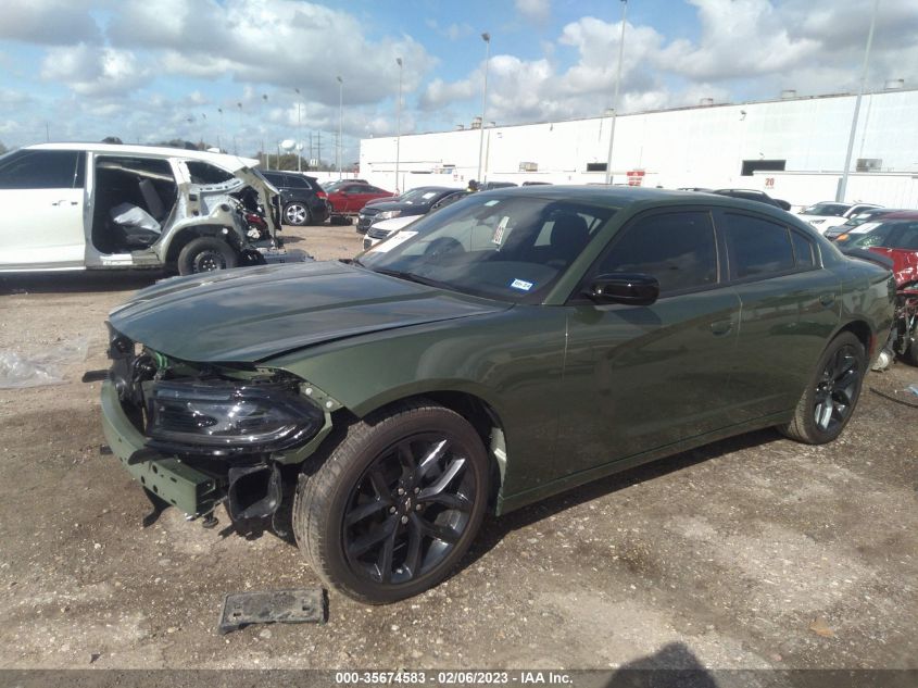 2022 DODGE CHARGER SXT VIN: 2C3CDXBG0NH186411
