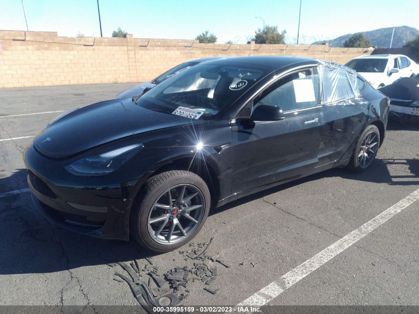 2022 TESLA MODEL 3 VIN: 5YJ3E1EA3NF147864