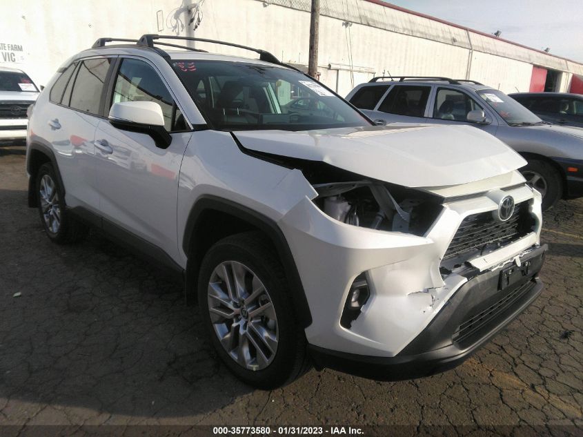 2022 TOYOTA RAV4 XLE PREMIUM VIN: 2T3A1RFV6NW316045
