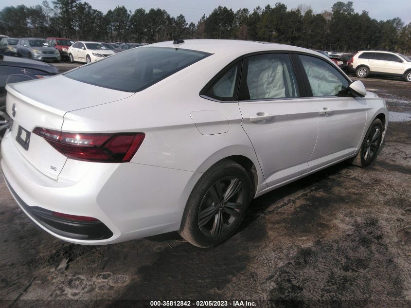 2022 VOLKSWAGEN JETTA SE VIN: 3VW7M7BUXNM023993