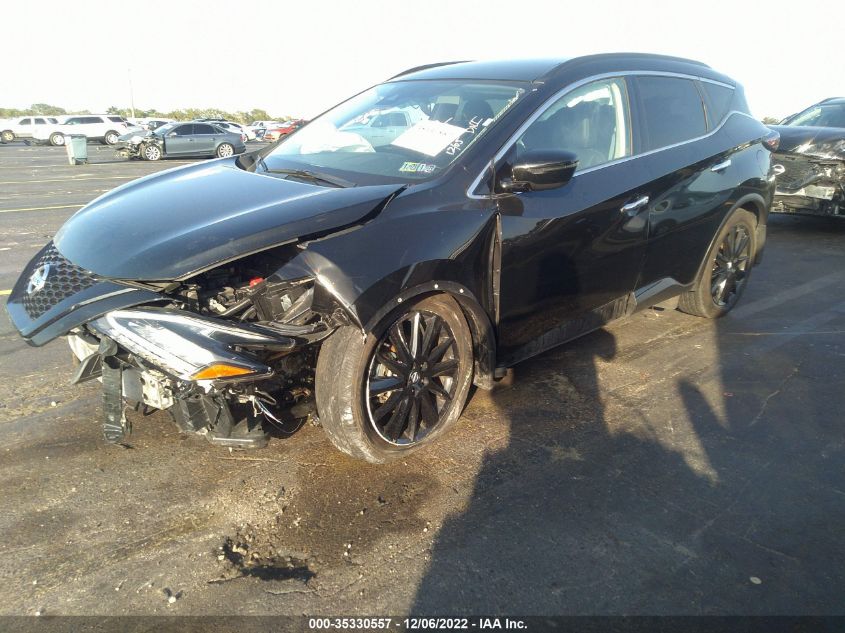 2022 NISSAN MURANO SV VIN: 5N1AZ2BS5NC108166