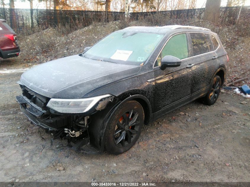 2022 VOLKSWAGEN TIGUAN SE VIN: 3VV2B7AX4NM022242