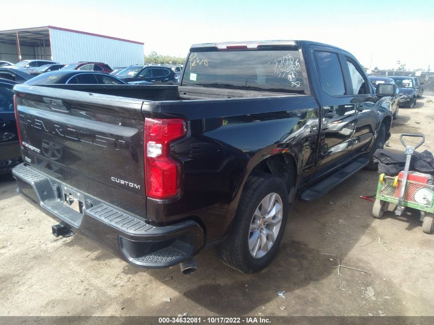 2020 CHEVROLET SILVERADO 1500 CUSTOM VIN: 3GCPWBEH7LG105979