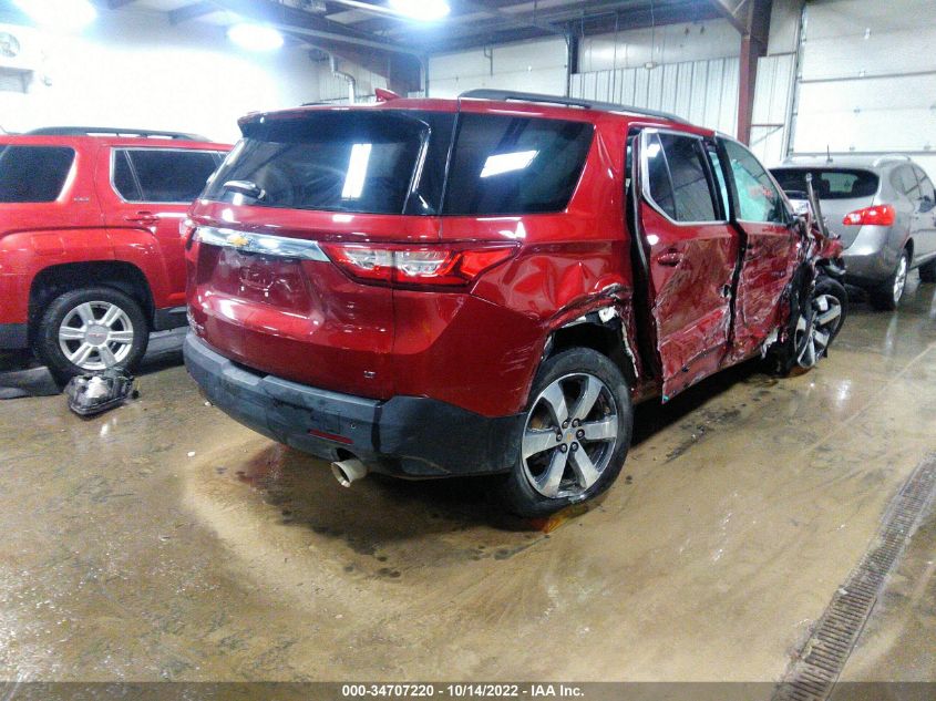 2021 CHEVROLET TRAVERSE LT LEATHER VIN: 1GNEVHKW3MJ174563