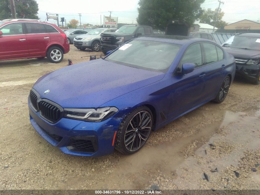 2021 BMW 5 SERIES M550I XDRIVE VIN: WBA13BK04MCF71449