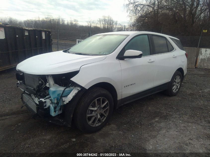 2022 CHEVROLET EQUINOX LT VIN: 3GNAXUEV2NL229180