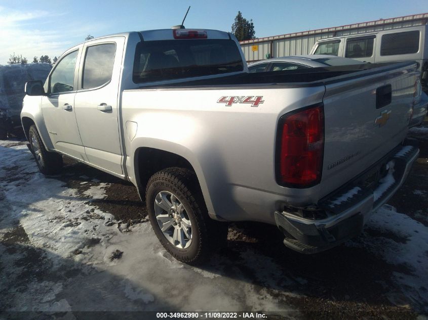 2020 CHEVROLET COLORADO 4WD LT VIN: 1GCGTCENXL1200992