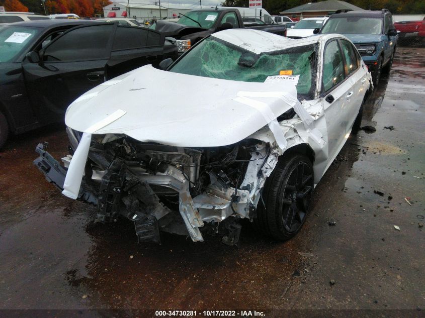 2022 HONDA CIVIC SEDAN SPORT VIN: 2HGFE2F53NH512303