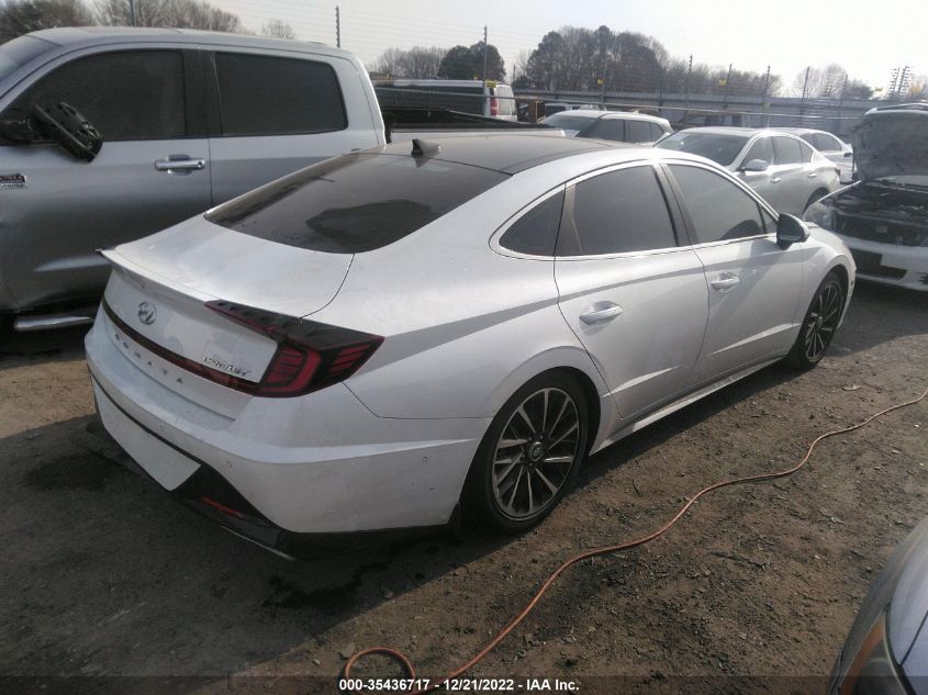 2021 HYUNDAI SONATA LIMITED VIN: 5NPEH4J24MH081406
