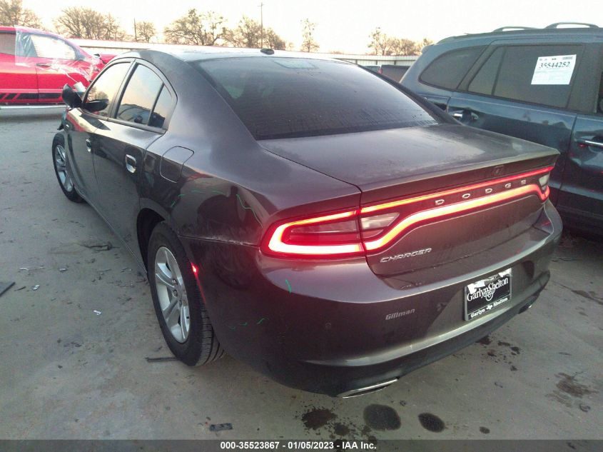 2020 DODGE CHARGER SXT VIN: 2C3CDXBG9LH229639