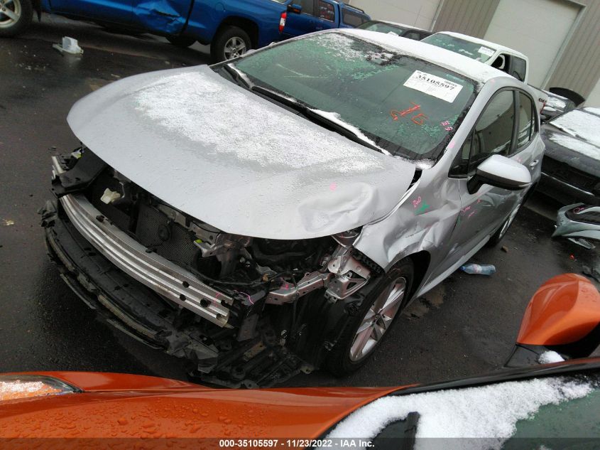 2021 TOYOTA COROLLA HATCHBACK SE/XSE VIN: JTNB4MBEXM3128775