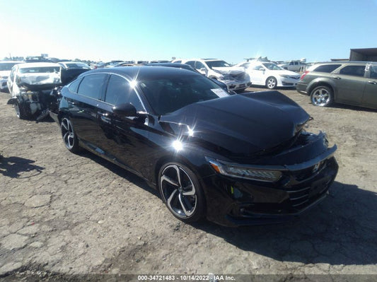 2021 HONDA ACCORD SEDAN SPORT SE VIN: 1HGCV1F40MA060280