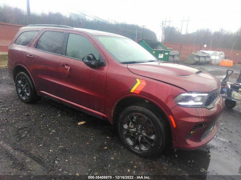 2021 DODGE DURANGO GT PLUS VIN: 1C4RDJDG8MC765003