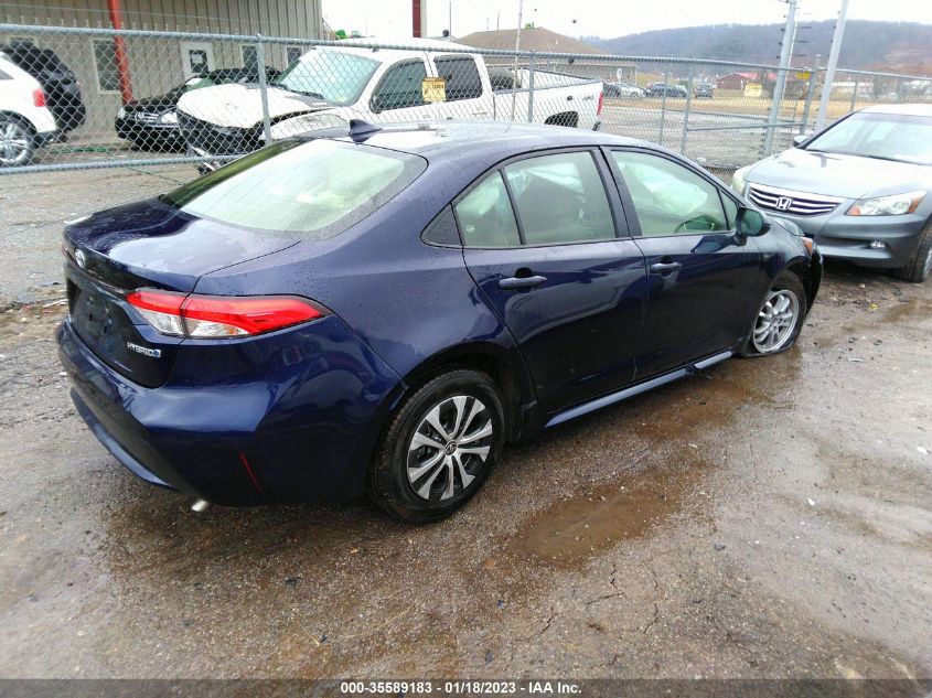 2022 TOYOTA COROLLA HYBRID LE VIN: JTDEAMDEXNJ056965