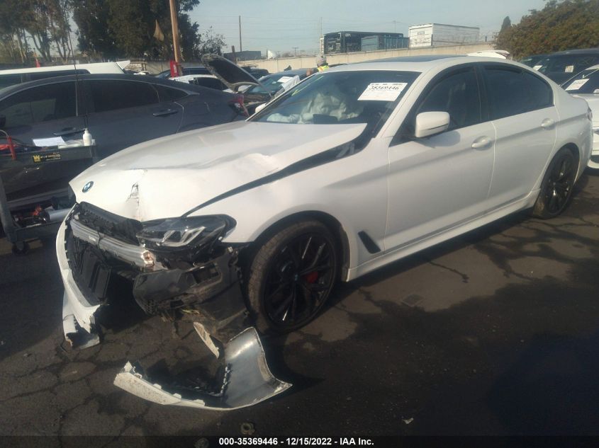 2021 BMW 5 SERIES 540I VIN: WBA53BJ0XMWW96860