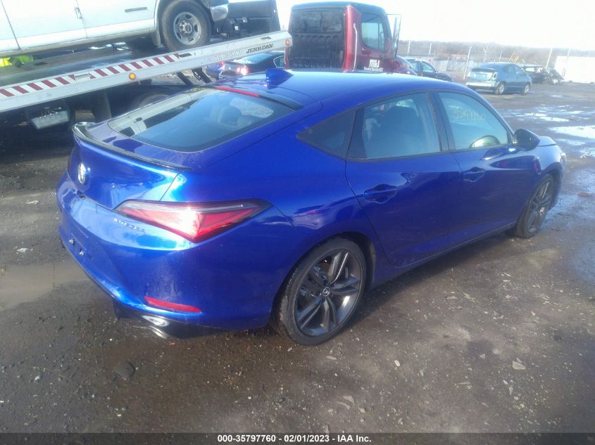 2023 ACURA INTEGRA W/A-SPEC PACKAGE VIN: 19UDE4H39PA007401