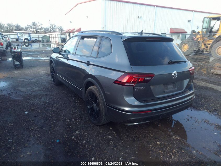 2021 VOLKSWAGEN TIGUAN SE/SE R-LINE BLACK/SEL VIN: 3VV3B7AX9MM056521