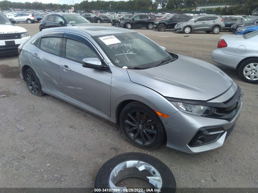 2021 HONDA CIVIC HATCHBACK EX VIN: SHHFK7H69MU416236