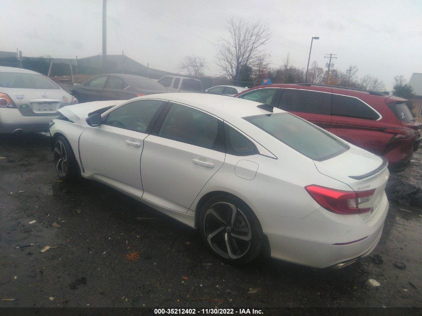 2022 HONDA ACCORD SEDAN SPORT VIN: 1HGCV1F3XNA063891