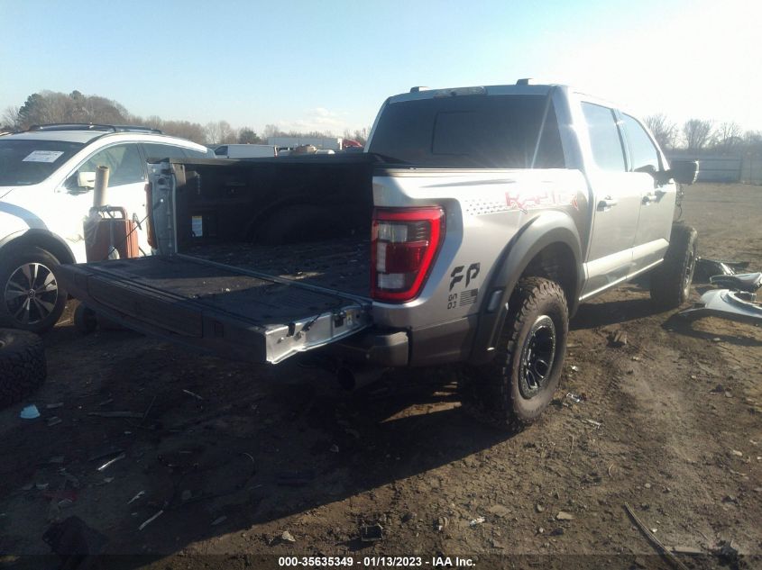 2022 FORD F-150 RAPTOR VIN: 1FTFW1RG1NFA84218