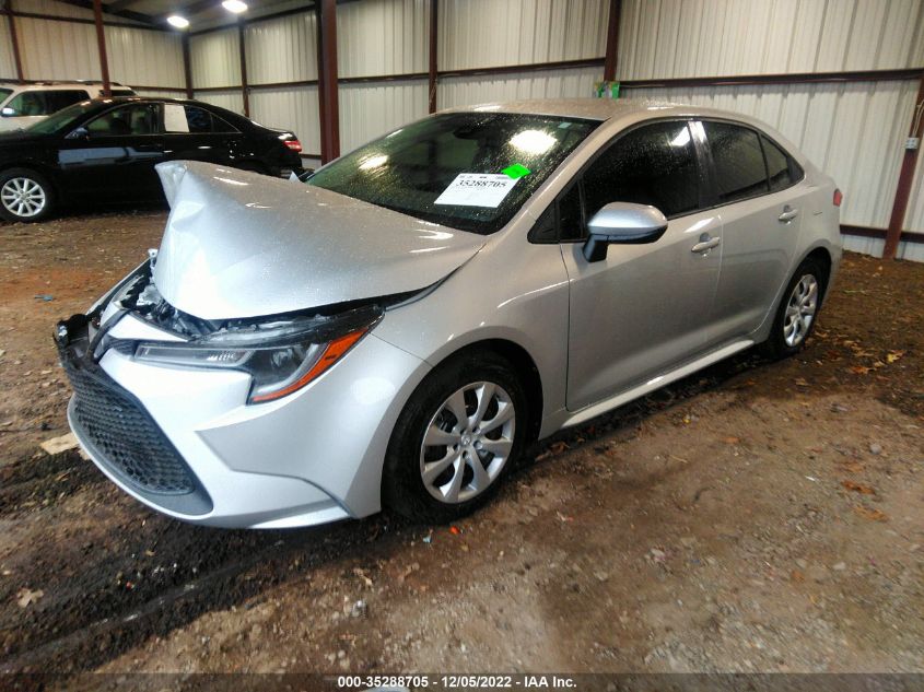 2021 TOYOTA COROLLA LE VIN: JTDEPMAE0MJ155618