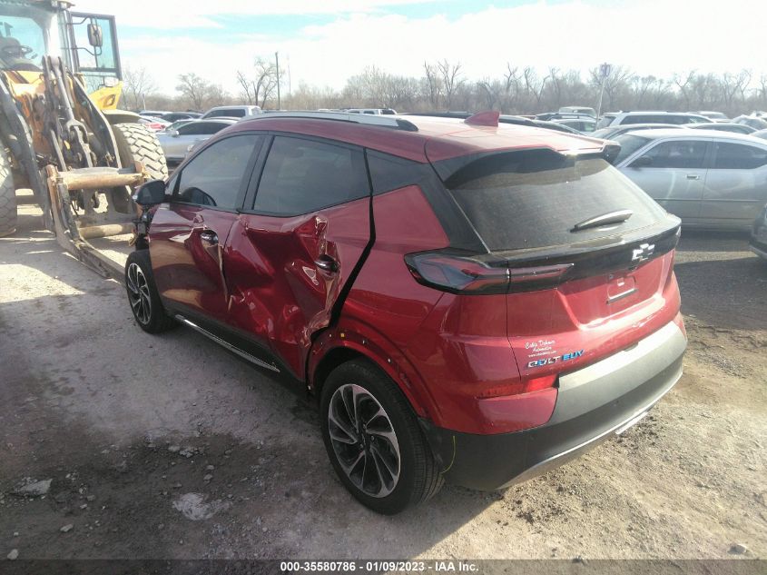 2022 CHEVROLET BOLT EUV PREMIER VIN: 1G1FZ6S00N4107722