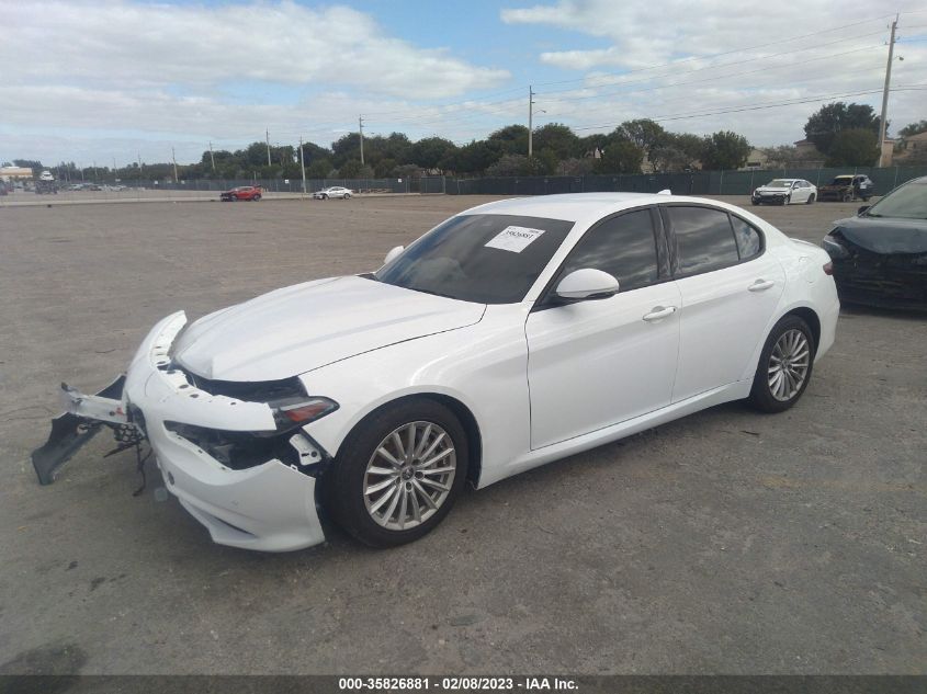 2022 ALFA ROMEO GIULIA VIN: ZARFAMAN5N7661939