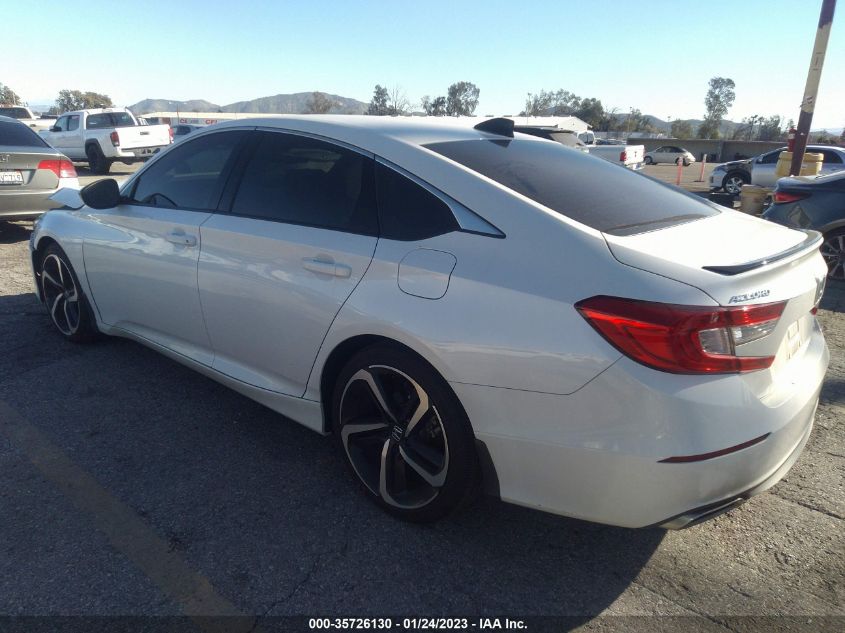 2022 HONDA ACCORD SEDAN SPORT VIN: 1HGCV1F33NA038864