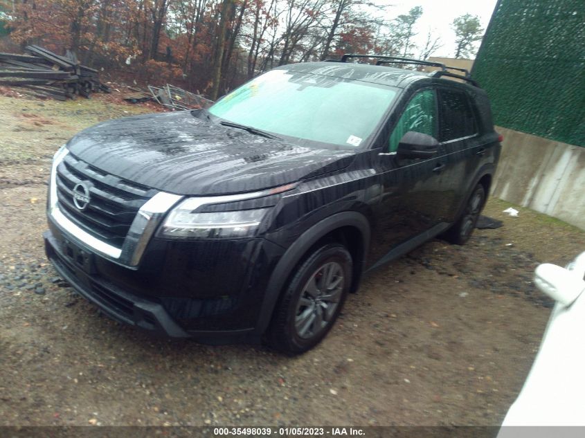 2022 NISSAN PATHFINDER SV VIN: 5N1DR3BCXNC262609