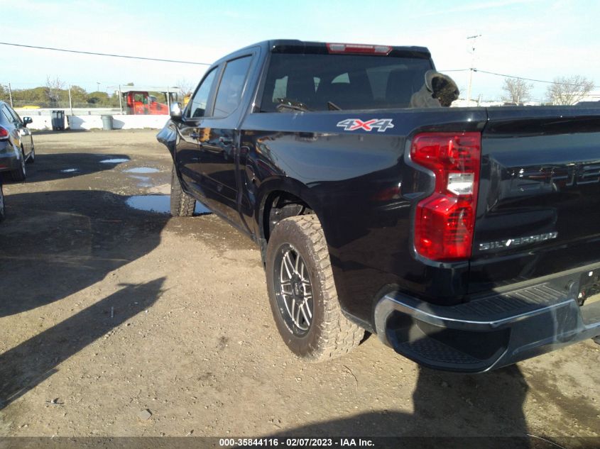 2022 CHEVROLET SILVERADO 1500 LT VIN: 1GCPDKEK1NZ634218