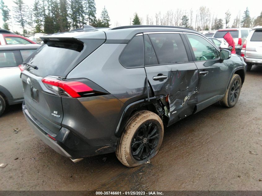 2022 TOYOTA RAV4 HYBRID SE VIN: 4T3T6RFV8NU101471