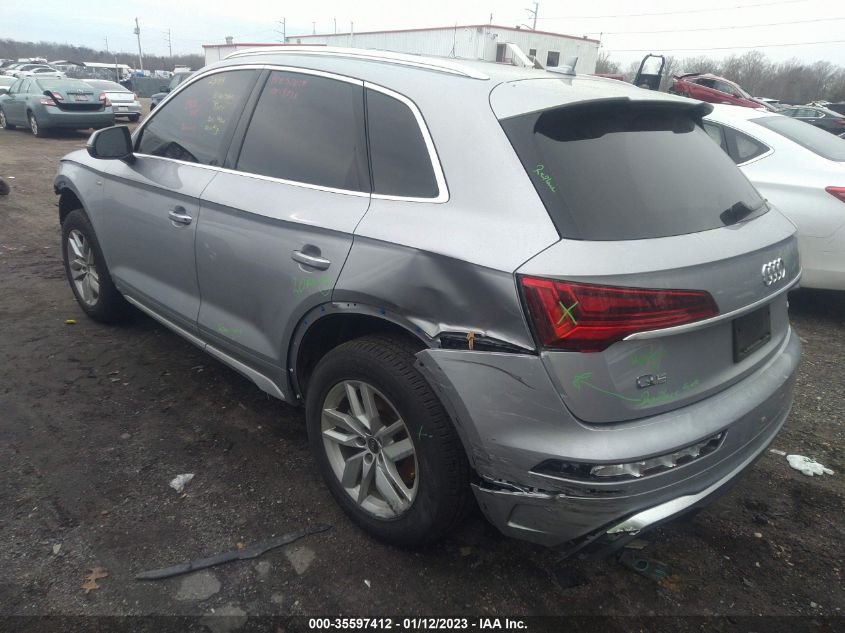 2022 AUDI Q5 S LINE PREMIUM VIN: WA1GAAFY8N2008545