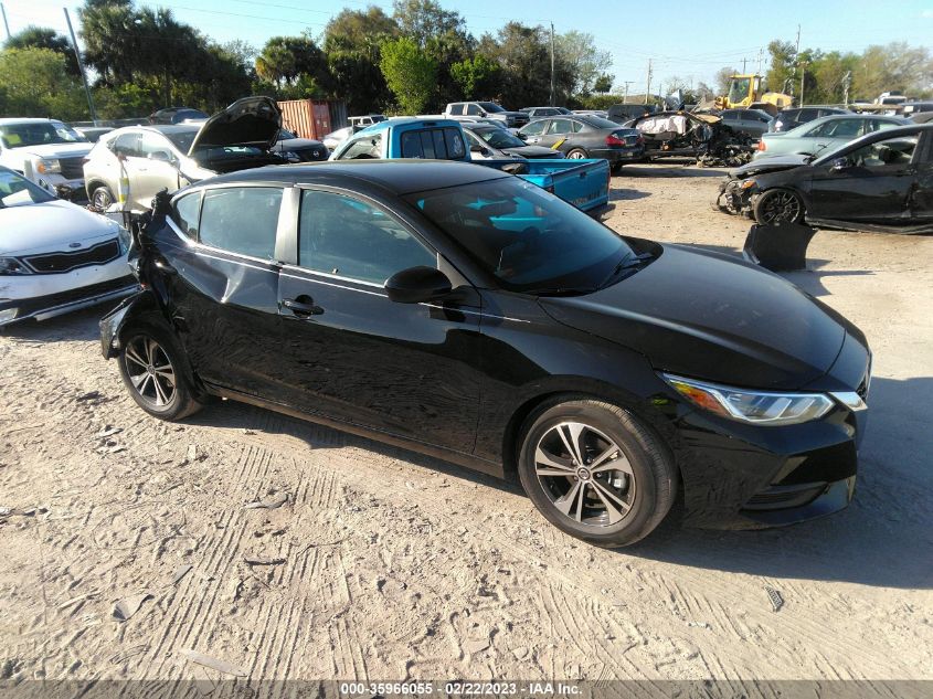 2022 NISSAN SENTRA SV VIN: 3N1AB8CV7NY316967
