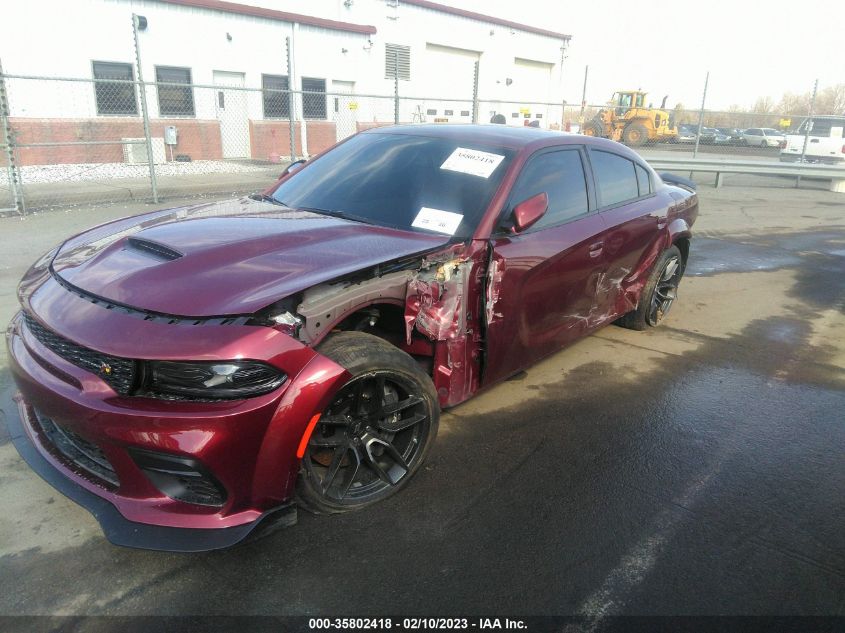 2022 DODGE CHARGER SCAT PACK WIDEBODY VIN: 2C3CDXGJXNH173170