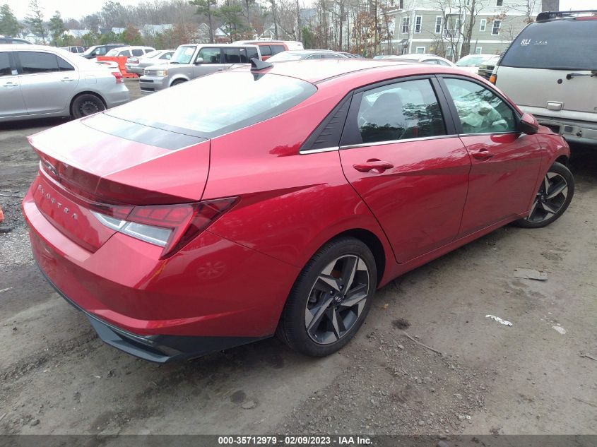 2022 HYUNDAI ELANTRA SEL VIN: 5NPLN4AG7NH070073
