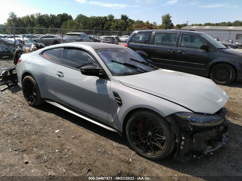 2021 BMW M4 COMPETITION VIN: WBS33AZ09MCH41390