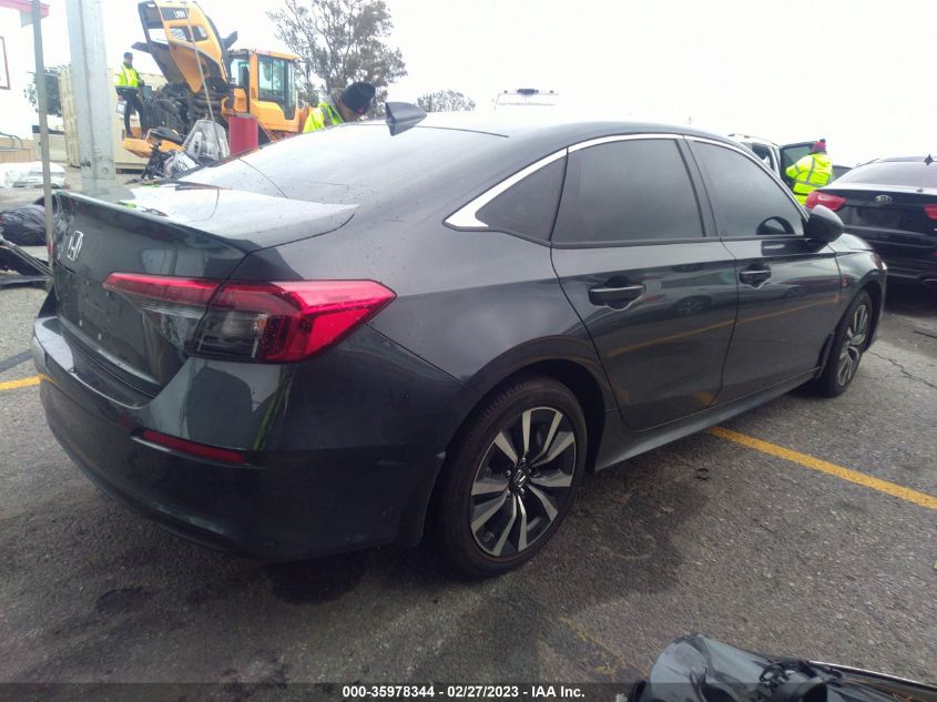 2022 HONDA CIVIC SEDAN EX VIN: 2HGFE1F79NH325319