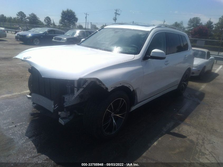 2021 BMW X7 XDRIVE40I VIN: 5UXCW2C02M9H86454