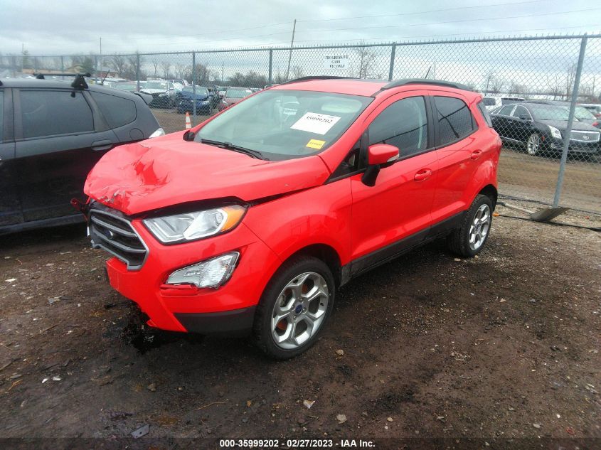 2022 FORD ECOSPORT SE VIN: MAJ6S3GL2NC467888