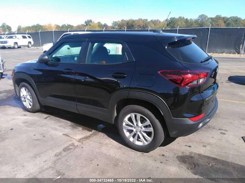 2021 CHEVROLET TRAILBLAZER LS VIN: KL79MMS29MB153839