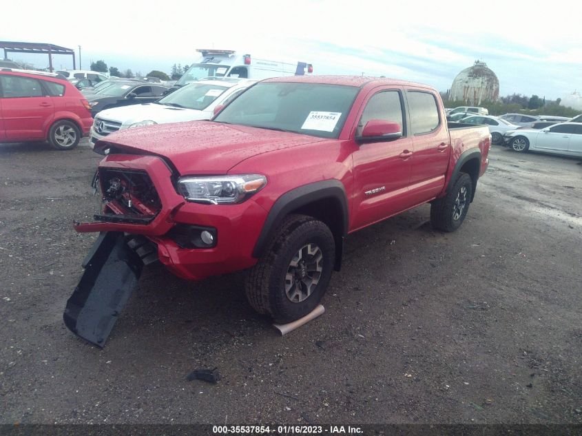 2022 TOYOTA TACOMA 4WD SR/SR5/TRD SPORT VIN: 3TMCZ5AN0NM529835