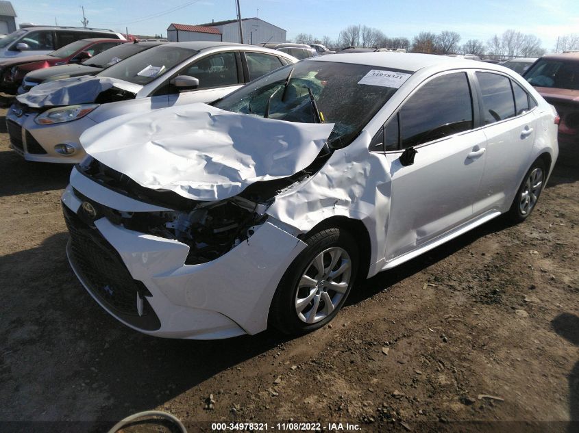 2021 TOYOTA COROLLA LE VIN: JTDEPMAE5MJ185925