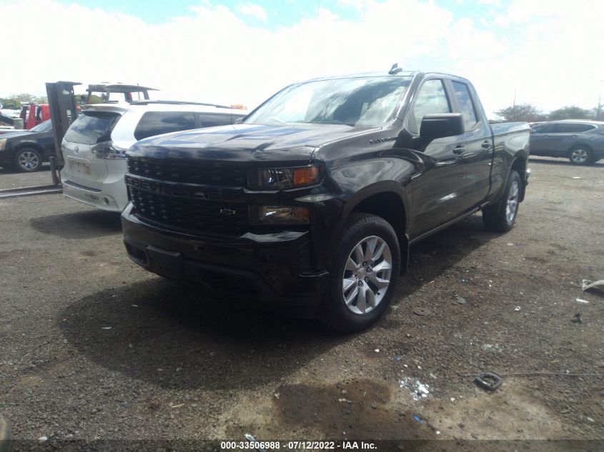 2021 CHEVROLET SILVERADO 1500 CUSTOM VIN: 1GCRYBEK7MZ203779
