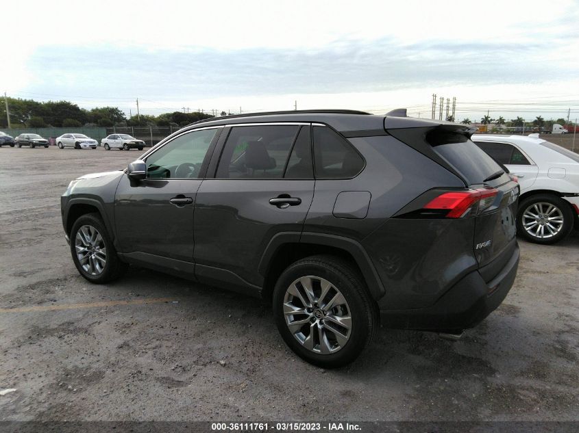 2022 TOYOTA RAV4 XLE PREMIUM VIN: 2T3C1RFV5NC192330