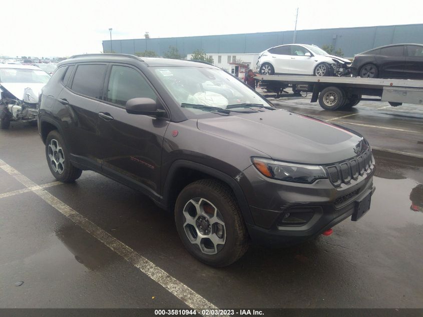 2022 JEEP COMPASS TRAILHAWK VIN: 3C4NJDDB0NT102351
