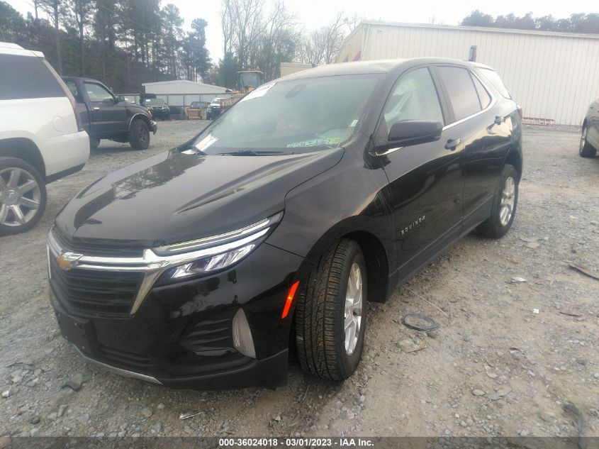 2022 CHEVROLET EQUINOX LT VIN: 3GNAXUEV0NL102346