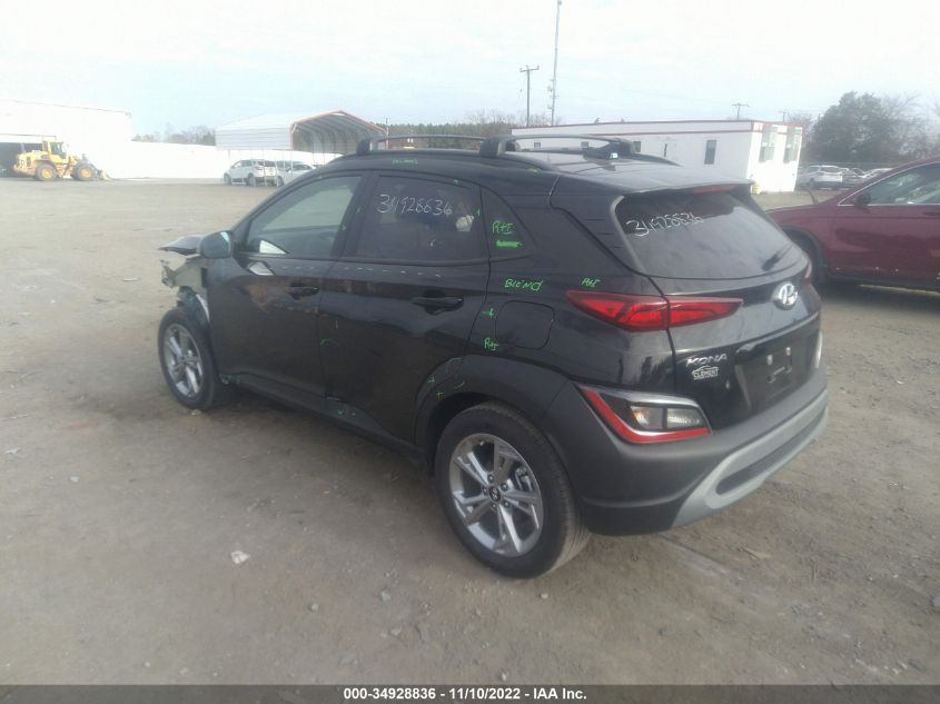 2022 HYUNDAI KONA SEL VIN: KM8K62AB5NU821707