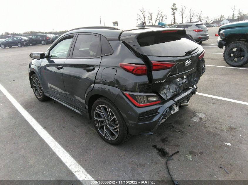 2022 HYUNDAI KONA N LINE VIN: KM8K3CA39NU811351