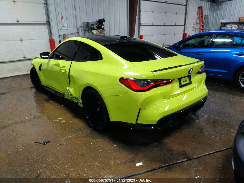 2021 BMW M4 COMPETITION VIN: WBS33AZ09MCH48646