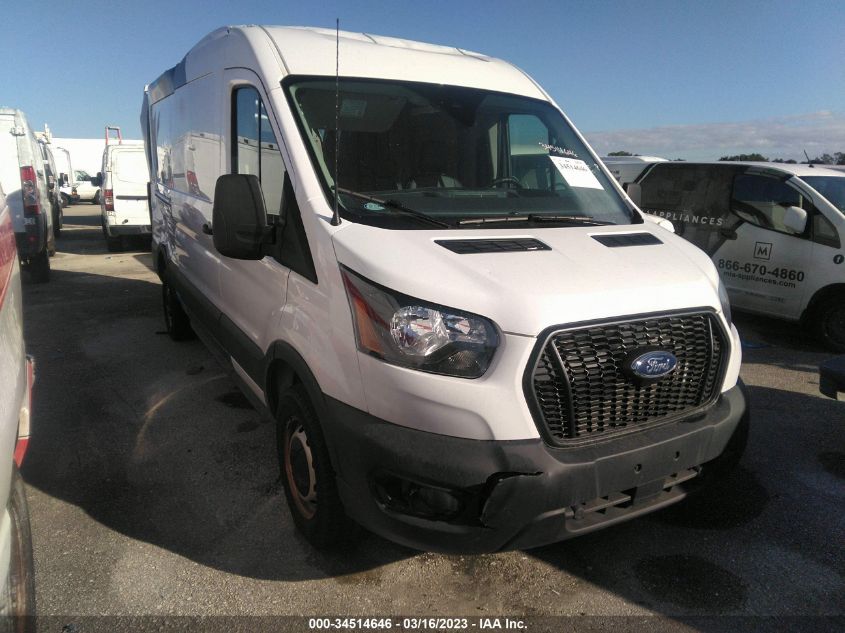 2022 FORD TRANSIT CARGO VAN VIN: 1FTBR1C88NKA32843